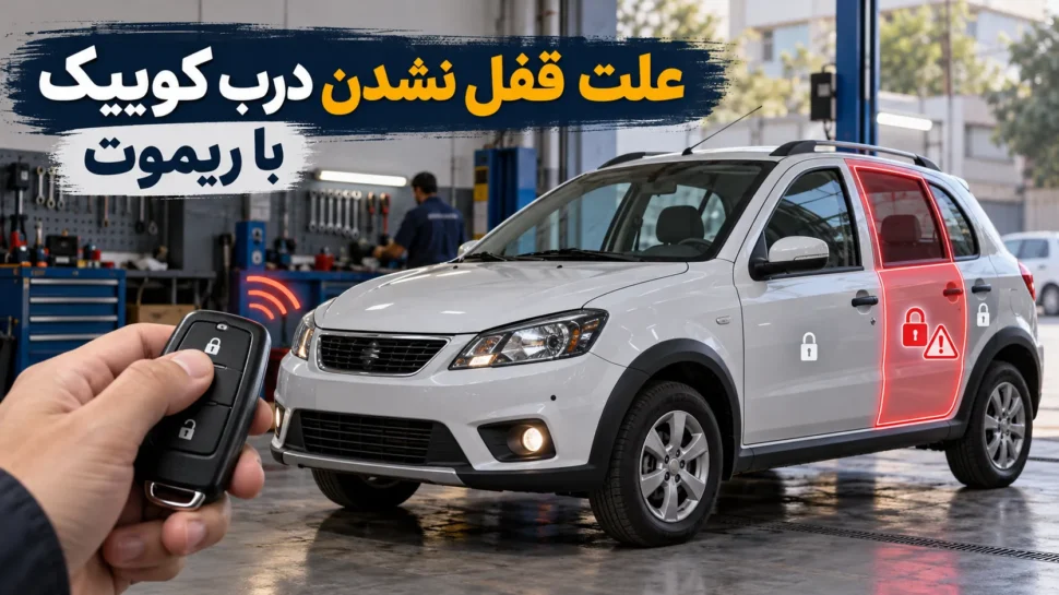 علت قفل نشدن درب کوییک با ریموت و سوئیچ