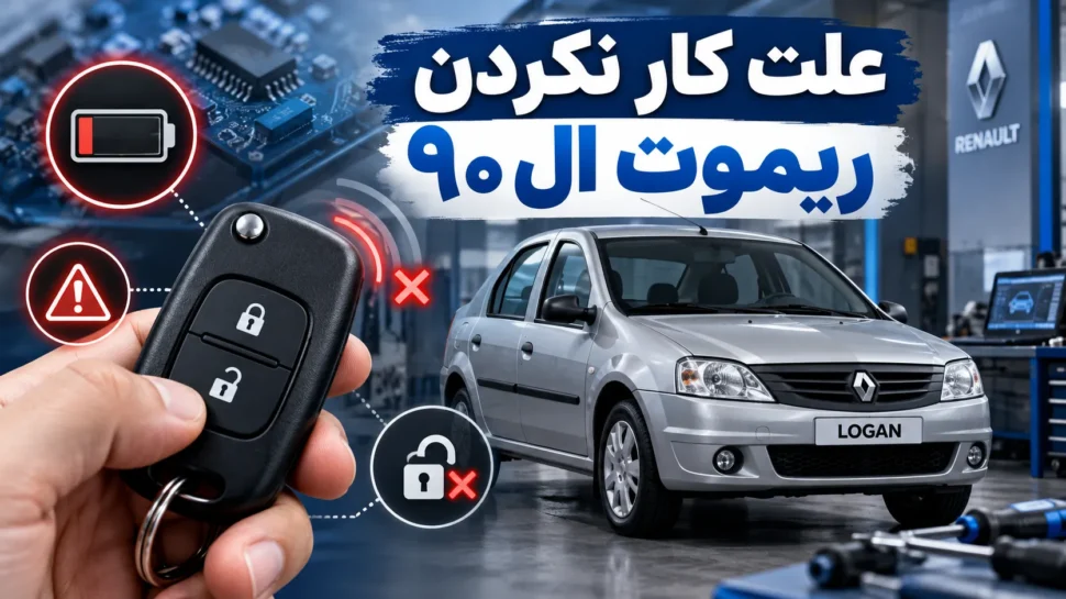 علت کار نکردن ریموت ال ۹۰