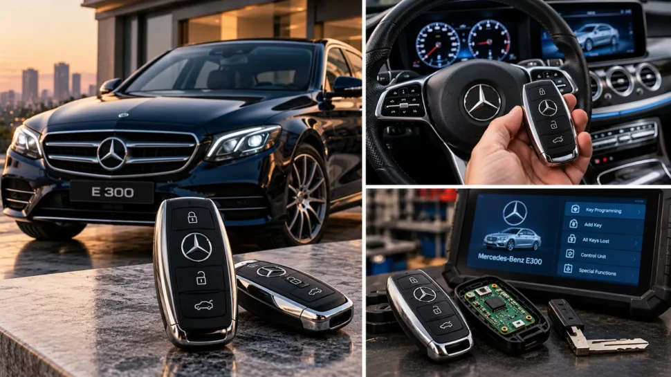 ساخت سوئیچ و ریموت بنز E300