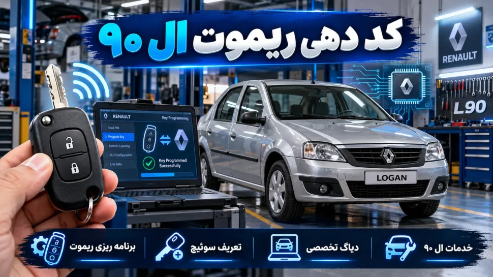 کد دهی ریموت ال ۹۰